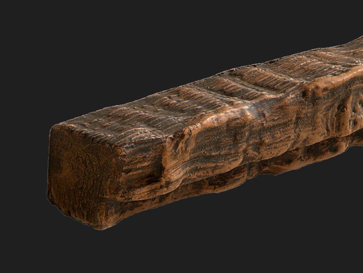 Moldura imitación madera